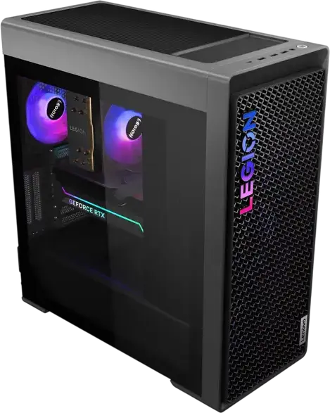 Lenovo Legion T7 34IAS10 Gaming Tower PC, Intel Core Ultra 9 285K, 32GB DDR5, 1TB NVMe SSD, NVIDIA GeForce RTX 5070 Ti 16GB GDDR7, Storm Grey
