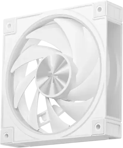 Deepcool CG580 4F V2 Midi-Tower ATX Fishtank Case, White, Panoramic Tempered Glass, 4x ARGB PWM Fans, Support for 360mm Radiator, USB-C Gen2, 410mm GPU