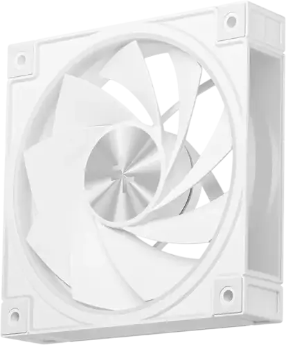 Deepcool CG580 4F V2 Midi-Tower ATX Fishtank Case, White, Panoramic Tempered Glass, 4x ARGB PWM Fans, Support for 360mm Radiator, USB-C Gen2, 410mm GPU