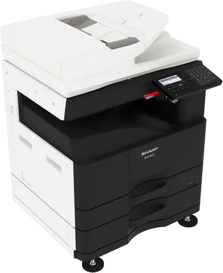 Sharp BP-20M31 Monochrome A3 Multifunction Printer MFP - Print Copy Scan, 31 ppm, 1GB Memory, 1100 Sheets Capacity, 600x600 dpi, Network Ready