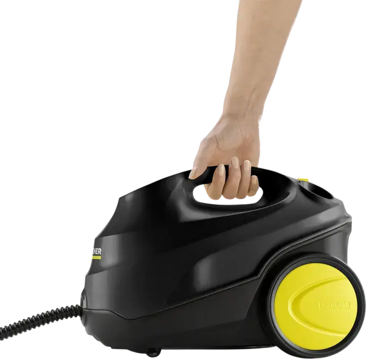 Паровой очиститель Karcher SC 3 EasyFix Go!Further, 1900 Вт, 3.5 бар, бак 1 л, нагрев за 30 сек, дозаправка водой, картридж от накипи, черный
