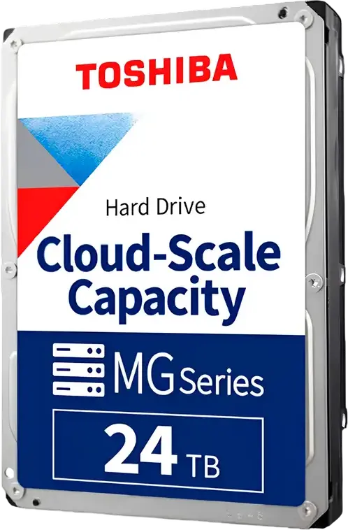 Toshiba MG11 MG11ACA24TE Enterprise Capacity HDD 24TB 3.5-inch SATA-3 7200 RPM 512MB Cache CMR FC-MAMR Helium Sealed Hard Drive for Data Centers
