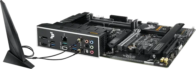 Placa de baza ASUS TUF GAMING B760-PLUS WIFI, LGA1700 Intel B760, DDR5 pana la 7200MHz, PCIe 5.0, 3x M.2 PCIe 4.0, Wi-Fi 6, Ethernet 2.5Gb, Format ATX