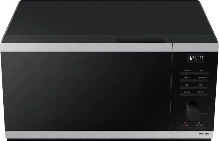 Cuptor cu Micunde Samsung MS23DG4504ATE2, 23L, 800W, Interior Ceramic, Defrost, Blocare Copii, Negru Inox, Liber