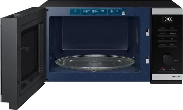 Cuptor cu Micunde Samsung MS23DG4504ATE2, 23L, 800W, Interior Ceramic, Defrost, Blocare Copii, Negru Inox, Liber