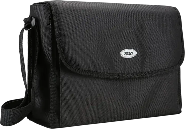 Geantă de transport moale Acer MC.JPV11.005 pentru proiectoare, Negru, Compatibilă cu seriile Acer X, P1, P5, H și V6, cu curea de umăr, 325 x 120 x 245 mm