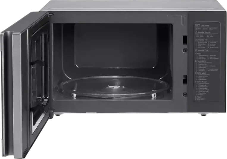 Микроволновая печь с грилем LG NeoChef MH6565CPS, 25 л, 1000 Вт Smart Inverter, электрогриль 900 Вт, антибактериальное покрытие EasyClean, Цвет: Серый