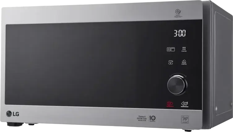 Микроволновая печь с грилем LG NeoChef MH6565CPS, 25 л, 1000 Вт Smart Inverter, электрогриль 900 Вт, антибактериальное покрытие EasyClean, Цвет: Серый