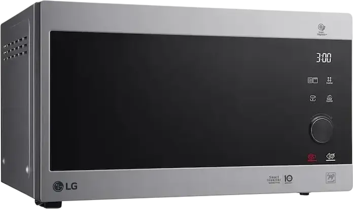 Микроволновая печь с грилем LG NeoChef MH6565CPS, 25 л, 1000 Вт Smart Inverter, электрогриль 900 Вт, антибактериальное покрытие EasyClean, Цвет: Серый