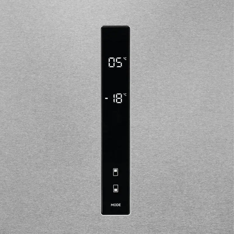 Frigider Combinat Electrolux LNT7ME36X3, Congelator NoFrost, Capacitate Totală 367L, Cooling 360°, Inox Gri, Clasa Energetică E, 201x59.5x65 cm