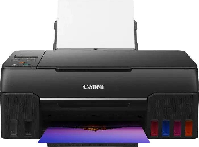 Canon PIXMA G640 3-in-1 Multifunctional Inkjet Printer, Refillable Ink Tank, Print Scan Copy, Wi-Fi, Borderless Photo Printing, Black