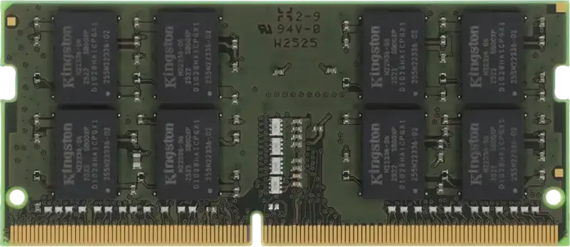 Kingston ValueRAM KVR32S22D8/16WP 16GB DDR4 3200MHz PC4-25600 CL22 260-Pin SO-DIMM Dual-Rank 2Rx8 1.2V Non-ECC Laptop Memory Module