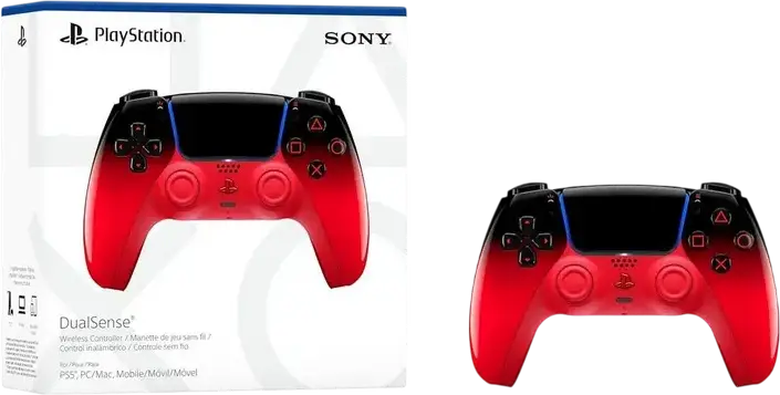 Controller Wireless Sony DualSense pentru Windows, Android, iOS, PlayStation 5, PC, Mac, Mobile - Feedback Haptic, Triggere Adaptive, Microfon și Difuzor Integrate