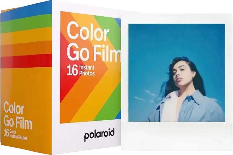 Hârtie foto Polaroid Go Color Film Double Pack, 16 buc, Alb