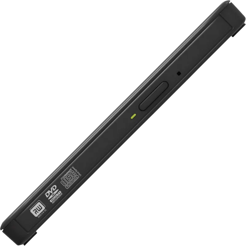Scribitor DVD Extern Portabil Slim Transcend TS8XDVDS, Interfață USB 2.0, Viteza 8x DVD±R / 24x CD-R/RW, Suport Dual Layer, Carcasă Metal și Plastic, Negru