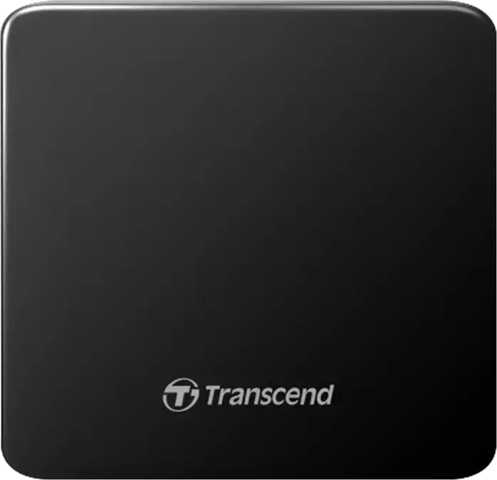 Scribitor DVD Extern Portabil Slim Transcend TS8XDVDS, Interfață USB 2.0, Viteza 8x DVD±R / 24x CD-R/RW, Suport Dual Layer, Carcasă Metal și Plastic, Negru