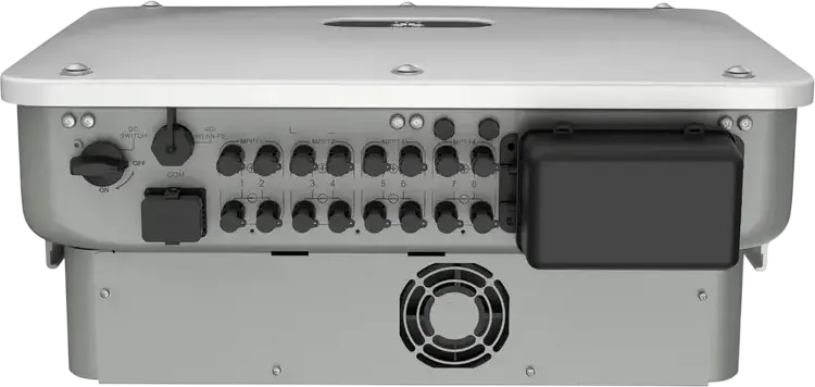 Huawei SUN2000-30KTL-M3 Solar Inverter, 30kW Max Power, 480V Output, 4 MPPT Trackers, Integrated PID Recovery, Natural Convection Cooling