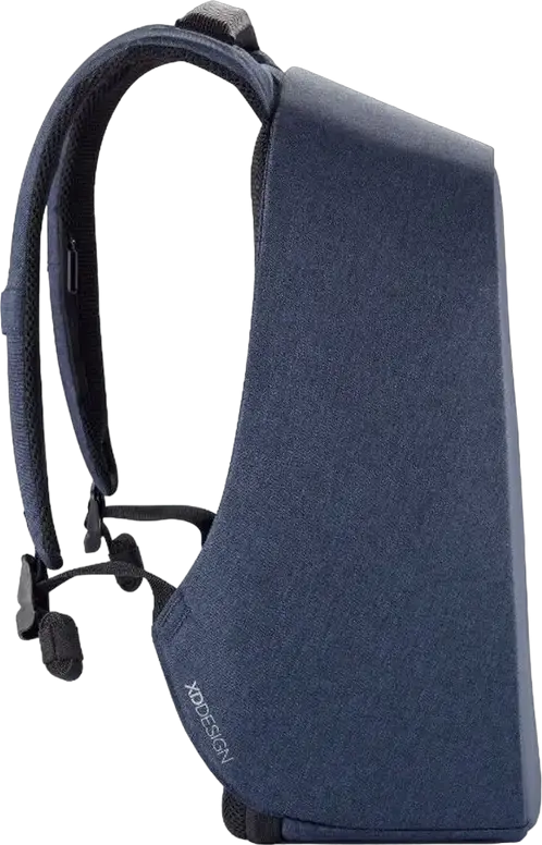 Rucsac Antifurt XD Design Bobby Hero XL, 21.5L, Albastru Închis, Material R-pet Reciclat, Compartiment Laptop 17" și Tabletă 12.9", Port USB, Protecție RFID