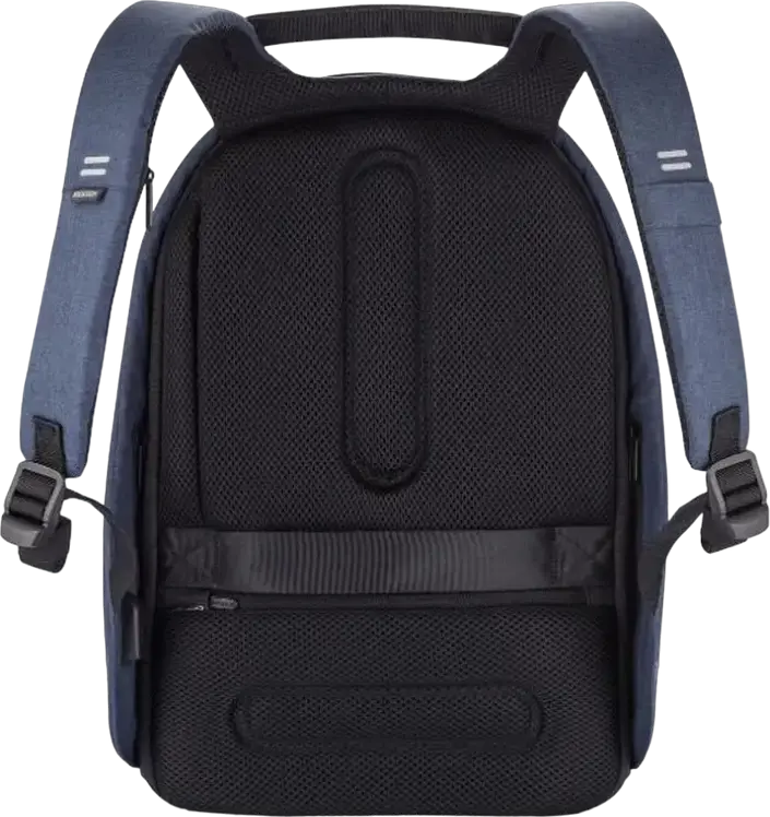 Rucsac Antifurt XD Design Bobby Hero XL, 21.5L, Albastru Închis, Material R-pet Reciclat, Compartiment Laptop 17" și Tabletă 12.9", Port USB, Protecție RFID
