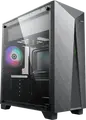 Gamemax Nova N6 Midi-Tower Gaming Case, Tempered Glass Side Panel, Mesh Front, ATX/M-ATX/ITX Support, Built-in ARGB Hub, 120mm ARGB Fan, Black