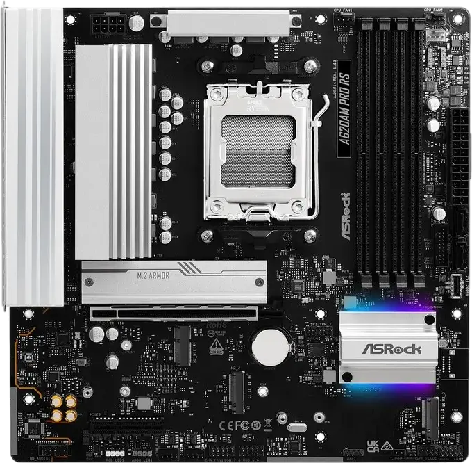 Placă de bază ASRock A620AM PRO RS, AM5, AMD A620A, Micro-ATX