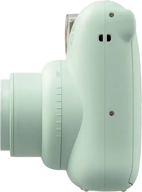 Camera Instant Fujifilm Instax Mini 12 cu Expunere Automata, Mod Close-Up, Bliț Integrat si Corectie de Paralaxie pentru Fotografii de 62x46mm