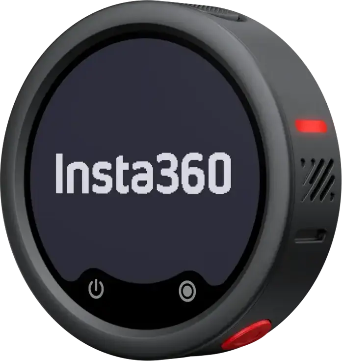 Insta360 Mic Pro Wireless Microphone System, 2 TX + 1 RX, 32-bit Float Internal Recording, 32GB Memory, 400m Range, OLED Touchscreen, Black