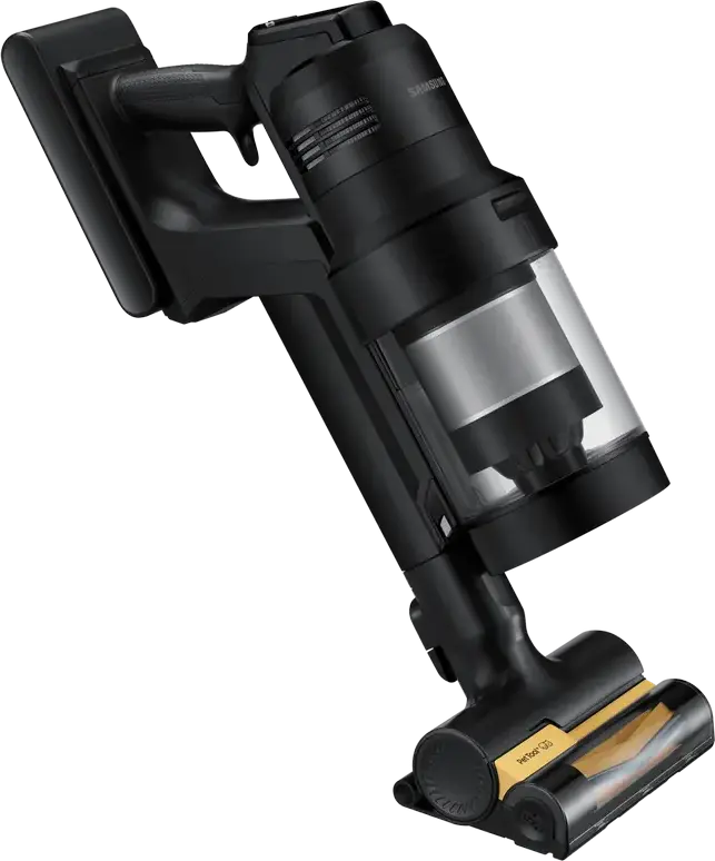 Samsung Bespoke AI Jet Ultra VS90F40DEK/EU Cordless Stick Vacuum, 400W Suction, HEPA Filter, All-in-One Clean Station, 2x Li-Ion Batteries, Satin Black