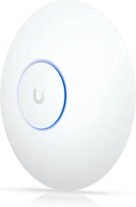 Ubiquiti UniFi U7-LR WiFi 7 Long-Range Access Point, 802.11be, 2.5 GbE PoE, 4.3 Gbps 5GHz, 688 Mbps 2.4GHz, MU-MIMO, Ceiling/Wall Mount, White