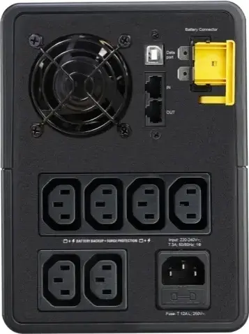 APC Back-UPS BX1600MI Line-Interactive UPS, 1600VA / 960W, Automatic Voltage Regulation (AVR), 6x IEC-320 C13 Outlets, Tower Form Factor, Black