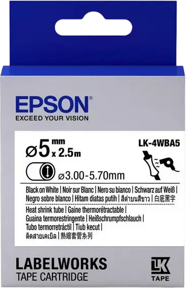 Epson LK4WBA5 , 5 mm x 2.5 m