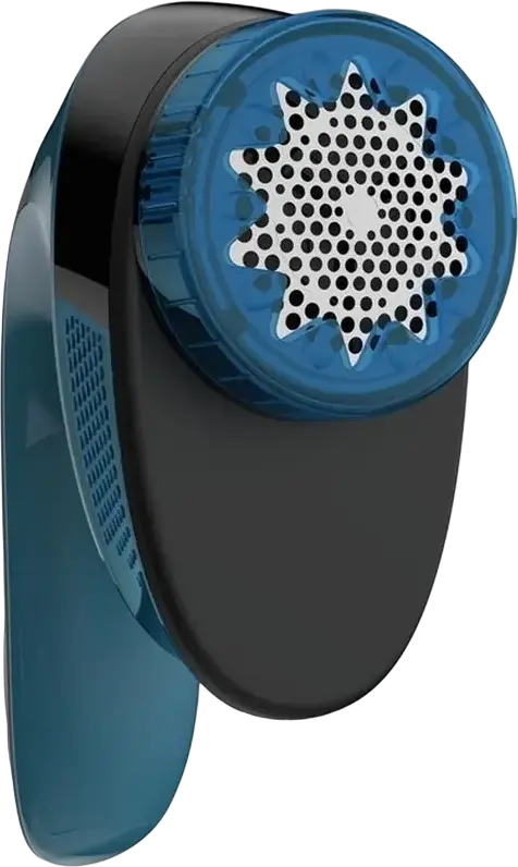 Tefal JB1011E0 Cordless Fabric Shaver, Stainless Steel 3-Tooth Rotary Blade, 4 Height Settings, Battery Operated with Cleaning Brush