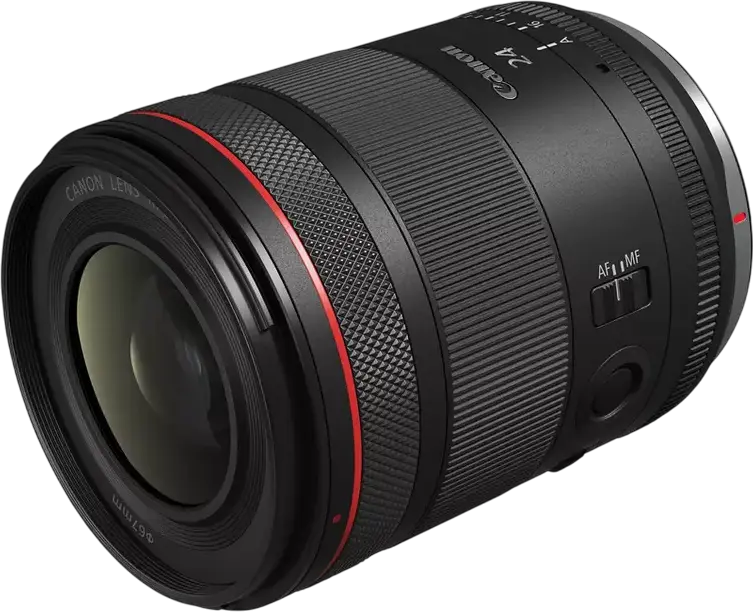 Obiectiv Canon RF 24mm f/1.4 L VCM Wide-Angle Hybrid Prime pentru Full Frame și APS-C, Nano USM, Motor VCM, Inel Control Iris, Rezistent la Intemperii, 67mm