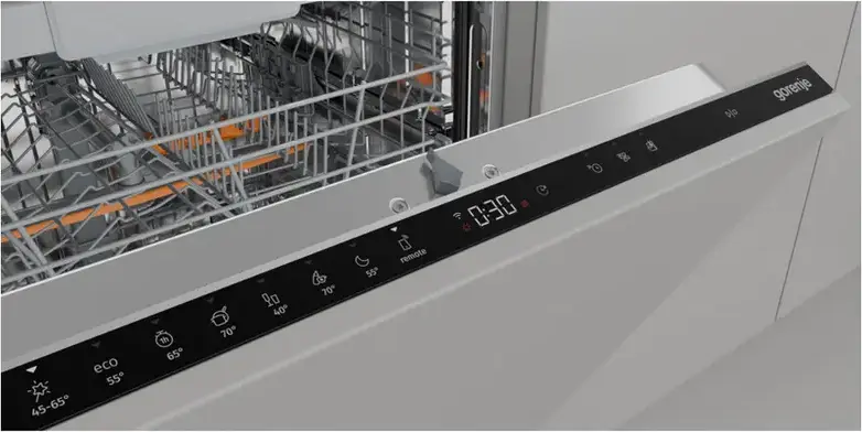 Gorenje GV673D63 Full Size Dishwasher, 16 Place Settings, Inverter PowerDrive Motor, A+++ Energy Class, AquaStop, ConnectLife, Black, 59.8 cm