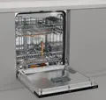 Gorenje GV673D63 Full Size Dishwasher, 16 Place Settings, Inverter PowerDrive Motor, A+++ Energy Class, AquaStop, ConnectLife, Black, 59.8 cm