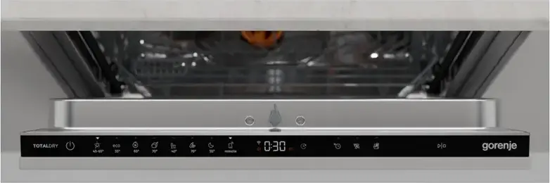Gorenje GV673D63 Full Size Dishwasher, 16 Place Settings, Inverter PowerDrive Motor, A+++ Energy Class, AquaStop, ConnectLife, Black, 59.8 cm