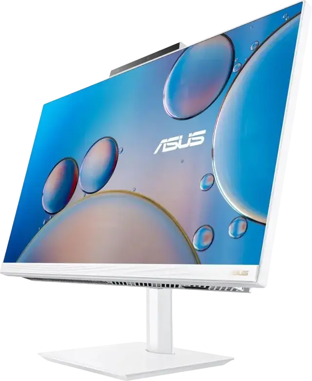PC All-in-One ASUS ExpertCenter A5402, Ecran 23.8" FHD IPS, Intel Core 5 120U, 16GB RAM, SSD 512GB NVMe, Wi-Fi 6E, Thunderbolt 4, Alb, Fără SO, Tastatură și Mouse Wireless