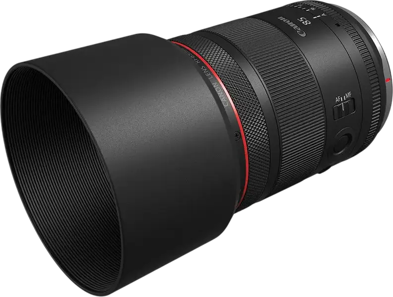 Canon RF 85mm f/1.4 L VCM Prime Lens for RF Mount, Full-Frame, f/1.4 Max Aperture, VCM AF Motor, Weather Sealed, 67mm Filter, ET-73C Hood
