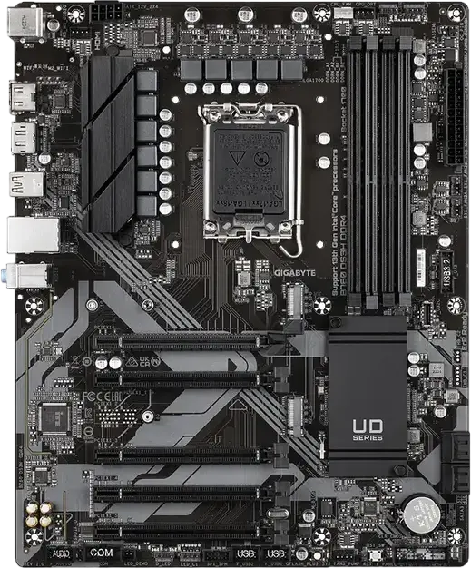 Placă de bază Gigabyte B760 DS3H DDR4, LGA1700, Intel B760, ATX