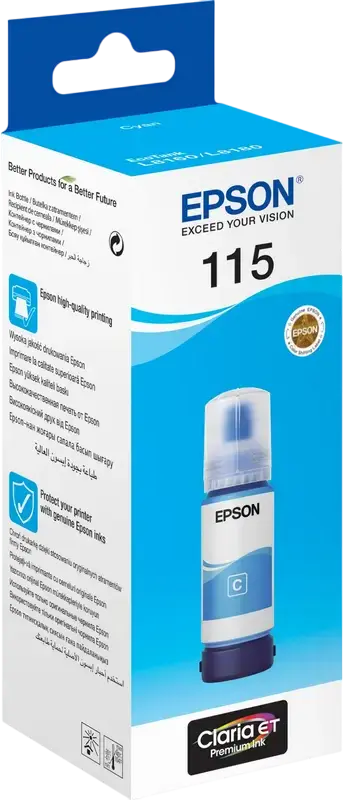 Recipient de cerneală Epson 115 EcoTank, 70ml, Cyan