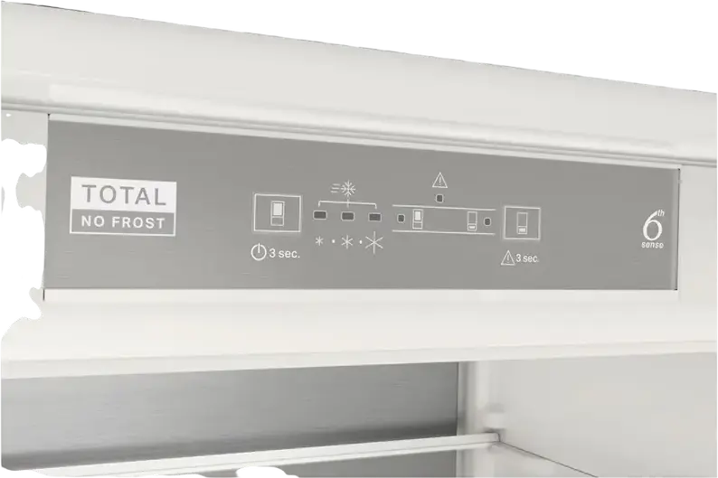 Frigider Congelator Incorporabil Whirlpool WHSP70T122, Total No Frost, Tehnologie 6th Sense, Alb, Capacitate 394L, Clasa Energetica D, LED, 193.5cm