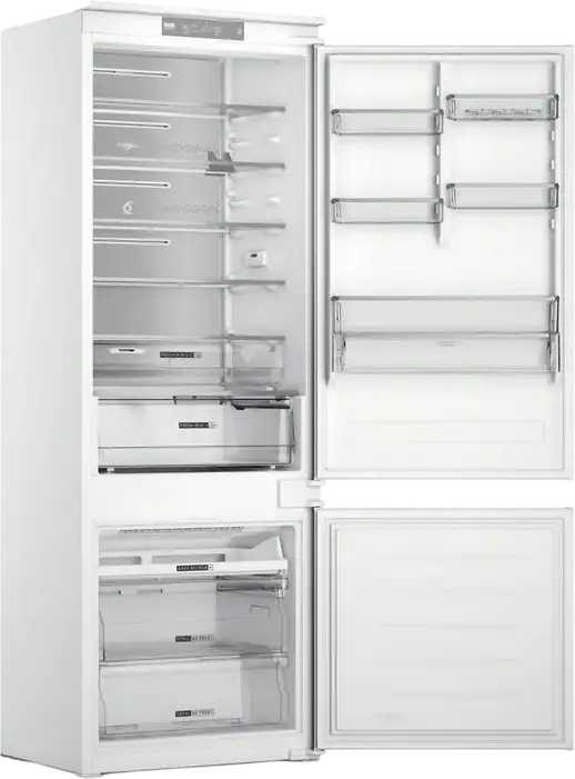 Frigider Congelator Incorporabil Whirlpool WHSP70T122, Total No Frost, Tehnologie 6th Sense, Alb, Capacitate 394L, Clasa Energetica D, LED, 193.5cm