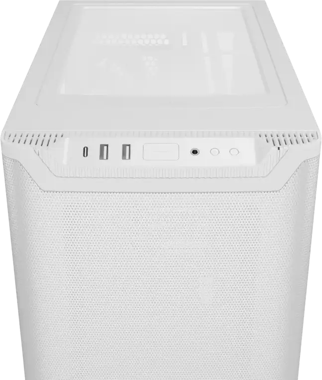 be quiet! Pure Base 501 Airflow Midi-Tower Case, White, ATX/M-ATX/Mini-ITX, Mesh Front, 2x 140mm PWM Fans, 360mm Radiator Support, Vertical GPU Slots