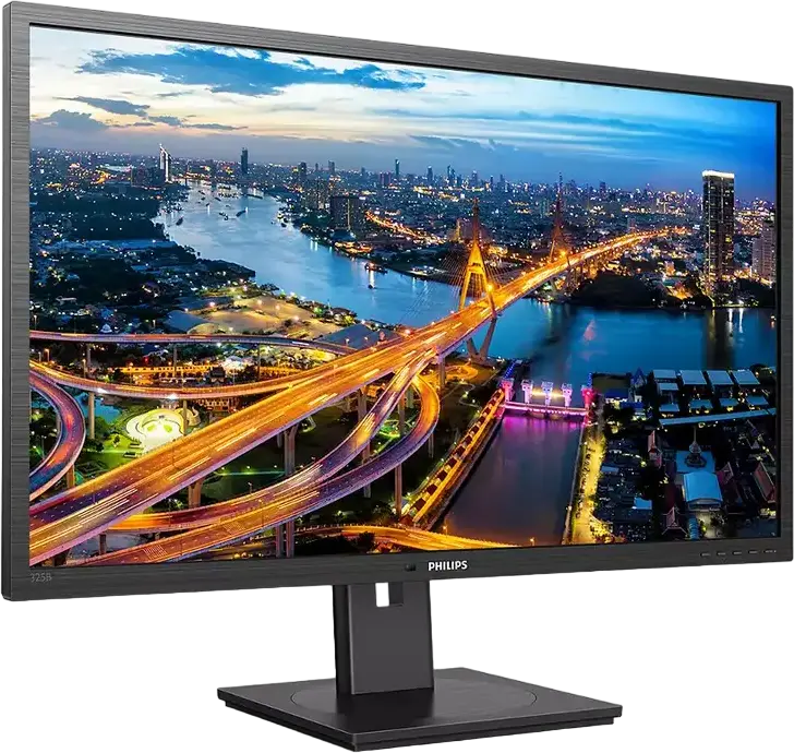 Monitor Philips 325B1L 31.5 inch WQHD IPS, Rezolutie 2560x1440, 75Hz, USB-C Power Delivery 65W, Adaptive-Sync, Reglaj Inaltime si Pivotare, Difuzoare