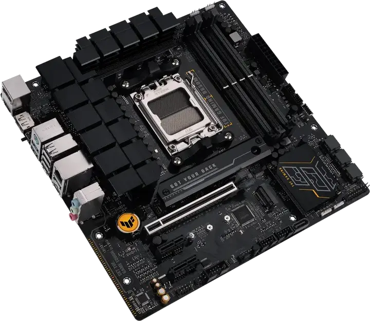 Placa de bază ASUS TUF GAMING B650M-E AM5 AMD B650 Micro-ATX, DDR5 7600+ MHz (OC), M.2 PCIe 5.0, Ethernet Realtek 2.5Gb, BIOS FlashBack
