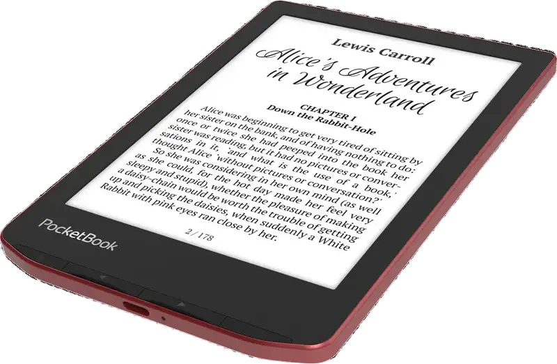 eBook Reader PocketBook Verse PRO 634, Roșu Pasiune
