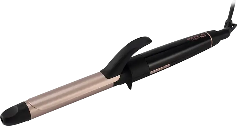 Polaris Digital PRO PHS 2533KT Ceramic Curling Iron, 25mm Barrel, Ionization, Steam Humidification, 120-200°C Temperature Control, Automatic Shut-off