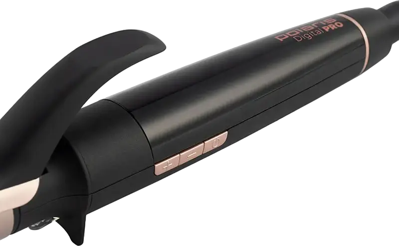 Polaris Digital PRO PHS 2533KT Ceramic Curling Iron, 25mm Barrel, Ionization, Steam Humidification, 120-200°C Temperature Control, Automatic Shut-off