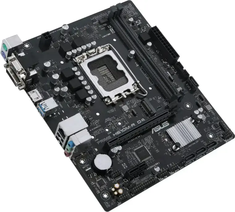 ASUS PRIME H610M-R D4-SI Micro-ATX Motherboard LGA1700 Intel H610 DDR4 64GB 5333MHz PCIe 4.0 M.2 HDMI DVI VGA 1Gb Ethernet