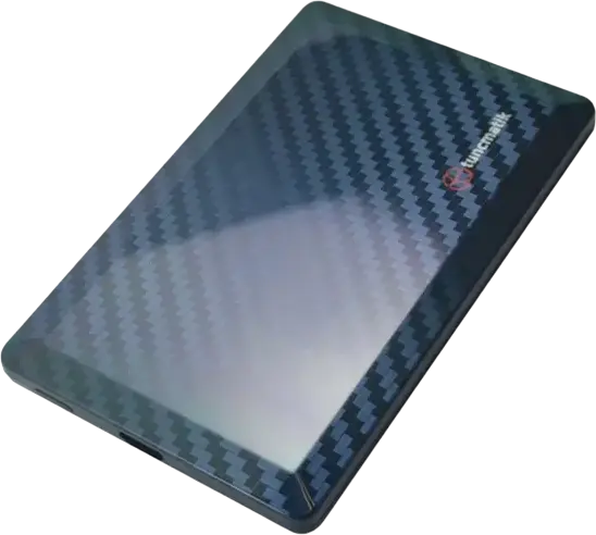 Acumulator extern Tuncmatik EnergyCard 1400 Lightning, 1400mAh, Negru